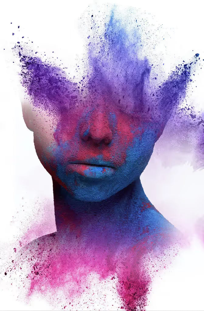 BLUE POWDER EXPLOSSION