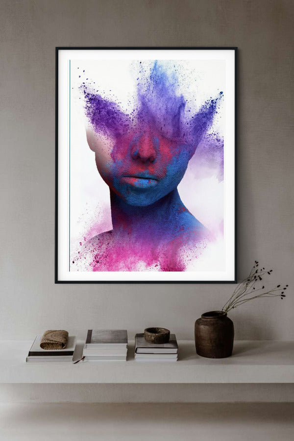 BLUE POWDER EXPLOSSION